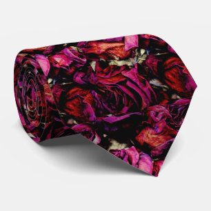 Gravata Floral de Rosas vermelhas Vermelhas