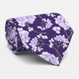 Gravata Floral Lavanda Roxa