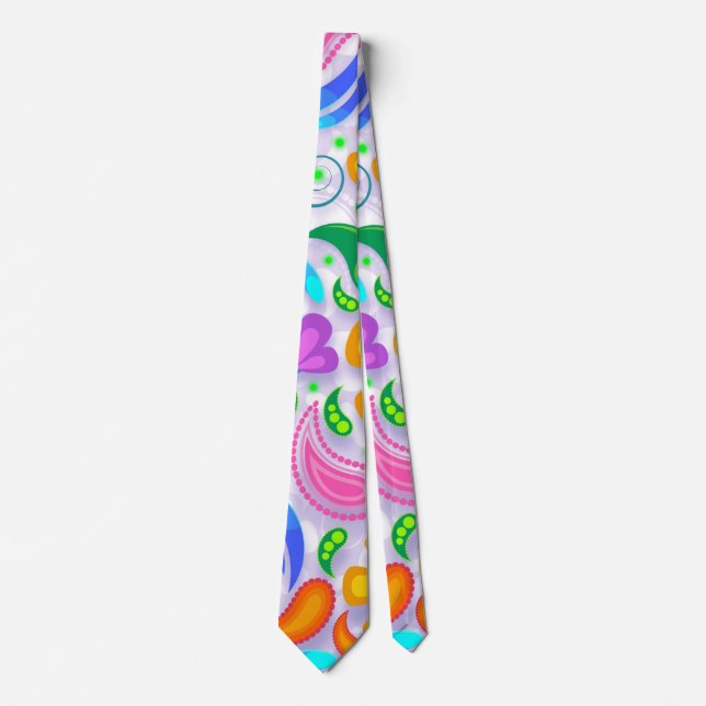 gravata floral leve (Frente)