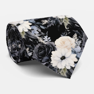 Gravata Floral Moderna Ocasões Especiais Formais