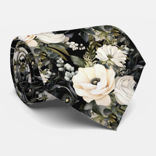 Gravata Floral para Ocasiões Especiais   Moderna e