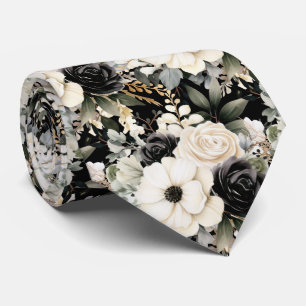 Gravata Floral para Ocasiões Especiais   Moderna e