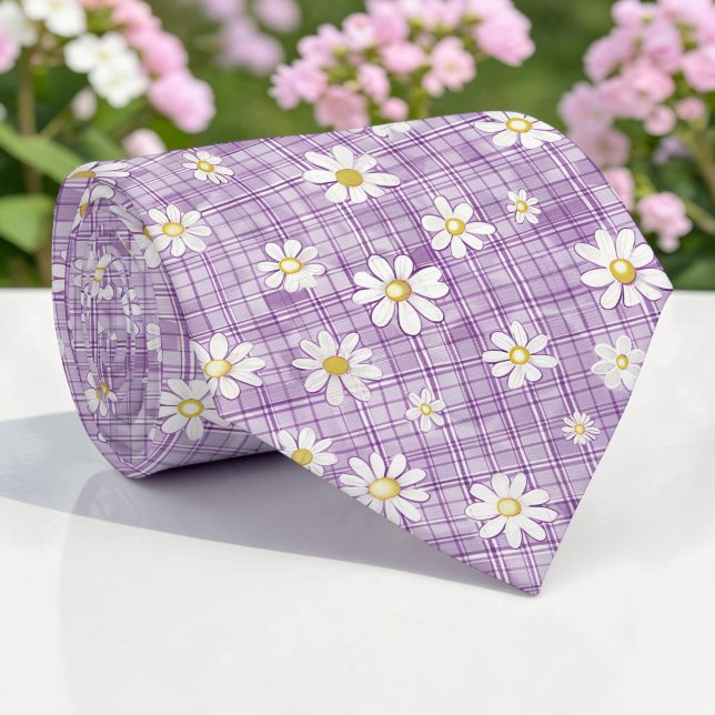 Gravata Floral Roxa de Primavera (Criador carregado)