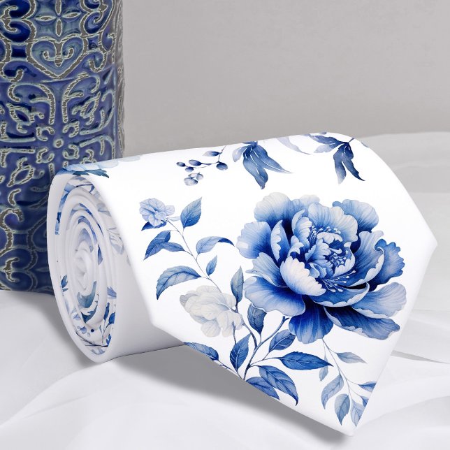 Gravata Flores azuis (Criador carregado)