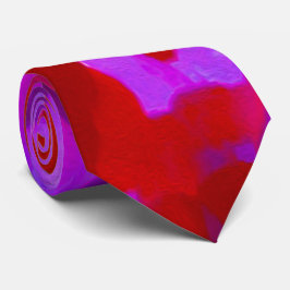 Gravata Flores bonito de Phlox Roxo e Jardim Vermelho