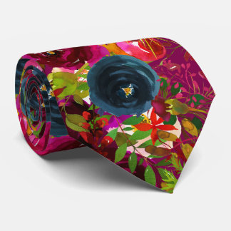 Gravata Flores Burgundy Blush Azul Naval Casamento Aquarel