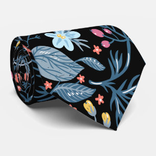 Gravata Flores Coloridas