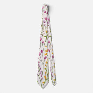 Gravata Flores cor de laranja cor de laranja, cor de laran