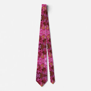 Gravata Flores cor-de-rosa das flores