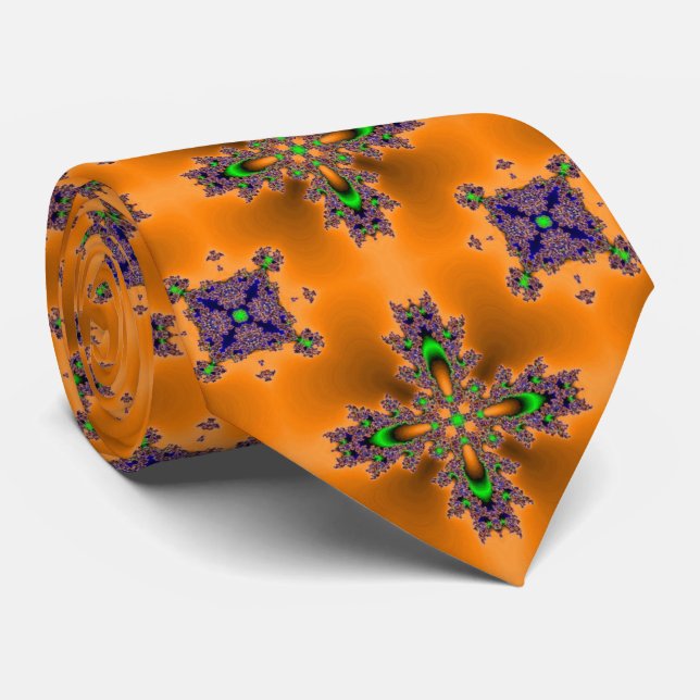 Gravata Flores de Artdeco no Estilo Retroativo (Rolled)