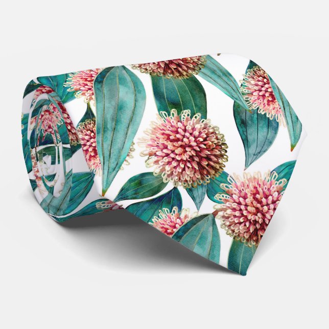 Gravata Flores de Hakea Laurina Pincushion (Rolled)