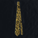 Gravata Flores de ouro em fundo preto<br><div class="desc">Para aqueles que querem se sentir elitizados e íntimos,  o elegante do fundo ouro encontra pontos desenhados nesta design. Esses produtos são ideais para decoração domiciliar,  natal,  casamentos,  noivados,  noivas,  aniversários,  chás de fraldas,  novas festas de bebês,  eventos e presentes de rico!</div>