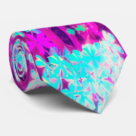 Gravata Flores de Phlox Azuis-Peppermint Twist de Robin