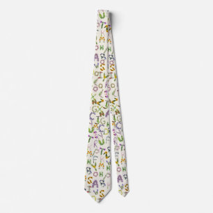 Gravata Flores de primavera - Alphabet Boho