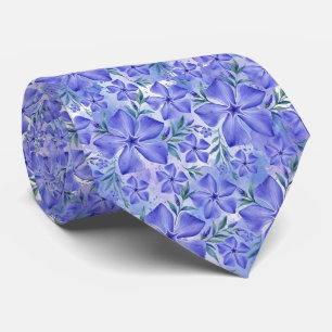 Gravata Flores de Vinca Azul Violeta Vinca Blossoms