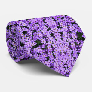 Gravata Flores Violetas - Primavera