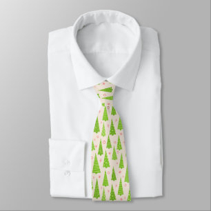 Gravata Floresta de Árvores de Natal