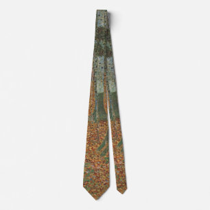 Gravata Floresta de Bétulas por Gustav Klimt, Arte Novo An