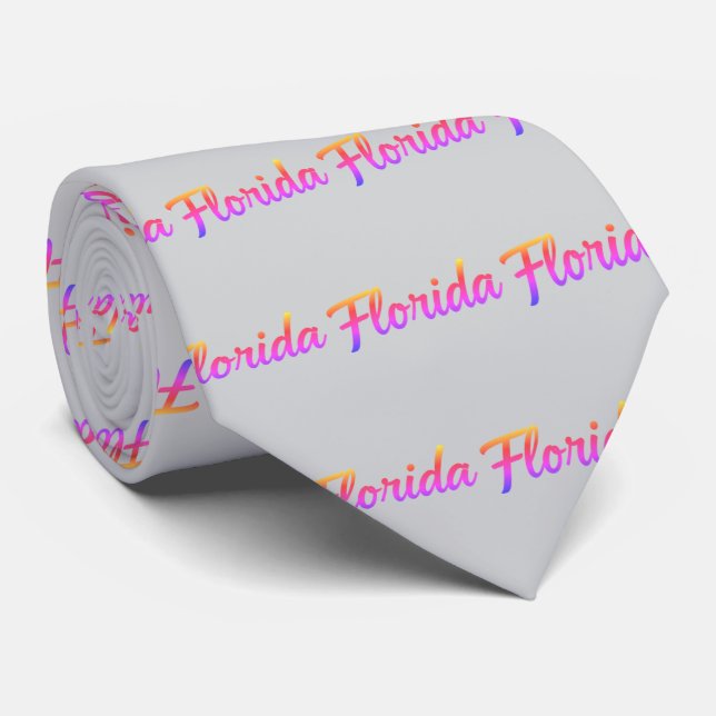 Gravata Florida Neck Tie (Rolled)