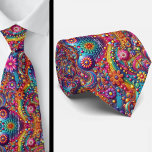 Gravata Flower Power Hippy Neck Tie<br><div class="desc">🌼✌️ Flower Power Hippy Neck Tie – Retro 60s & 70s Vibes ✌️🌼 Make a bold, groovy statement with this Flower Power Hippy Neck Tie! Inspired by the free-spirited style of the 1960s and 70s, this vibrant design features colorful psychedelic florals that radiate peace, love, and good vibes. Perfect for...</div>