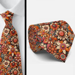 Gravata Flower Power Hippy Neck Tie<br><div class="desc">🌼✌️ Flower Power Hippy Neck Tie – Retro 60s & 70s Vibes ✌️🌼 Make a bold, groovy statement with this Flower Power Hippy Neck Tie! Inspired by the free-spirited style of the 1960s and 70s, this vibrant design features colorful psychedelic florals that radiate peace, love, and good vibes. Perfect for...</div>