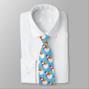 Gravata Flugelhorn Snowman