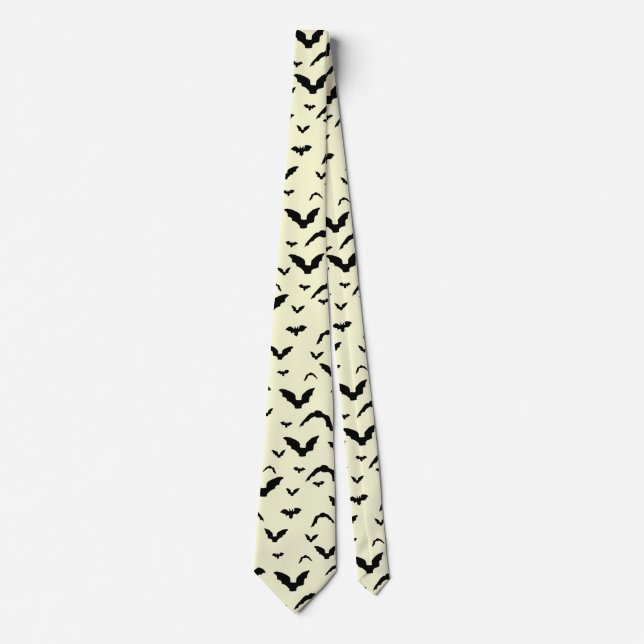 Gravata Flying Bat on Yellow (Frente)