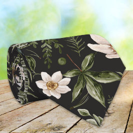 Gravata Folhagem Flor Aquarela Sem Costura Padrão Floral S