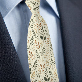 Gravata Folhas de nata