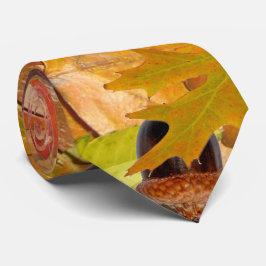 Gravata Folhas de outono e Bolotas