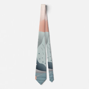 Gravata Folhas elegantes de design