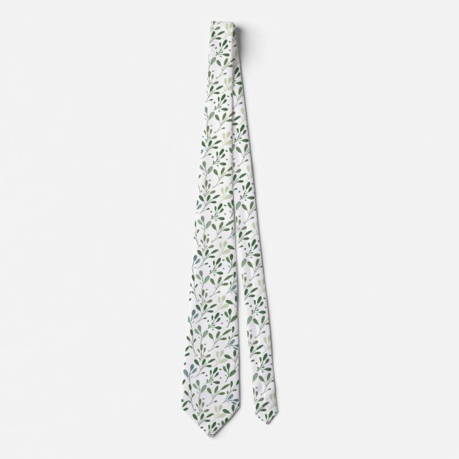Gravata Folhas verdes (Frente)