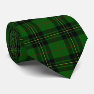 Gravata Forbes tartan green xadrez preta