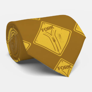 Gravata Fork no sinal de trânsito engraçado