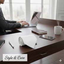 Gravata Formal de Pescoço Cor Clássica Branca como