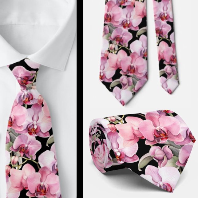Gravata Formal Premier Orquídea Rosa (Criador carregado)