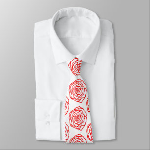 Gravata Formal Rosa Vermelha