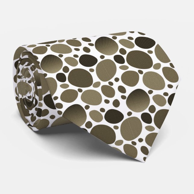 Gravata Formas de pedra castanha (Rolled)
