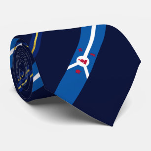 Gravata Fort Wayne (Indiana), bandeira municipal Neck Tie
