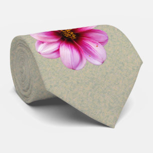 Gravata Foto botânica da dália do rosa da flor