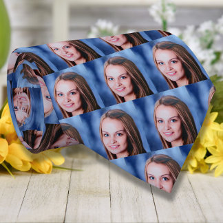 Gravata Foto Personalizada da Família Personalizada