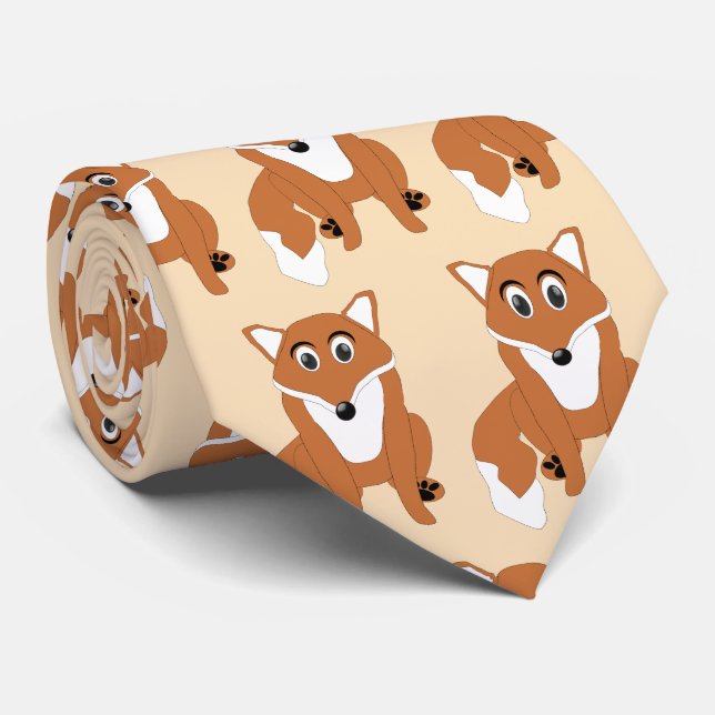 Gravata Fox Design (Rolled)