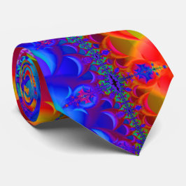 Gravata Fractal da tintura do laço