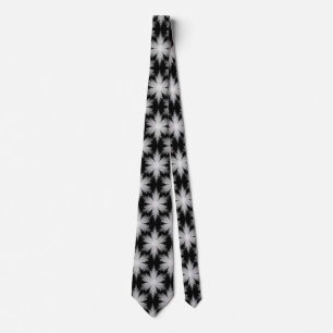 Gravata Fractal Snowflakes Tie