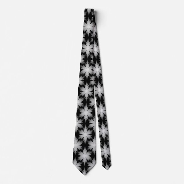 Gravata Fractal Snowflakes Tie (Frente)