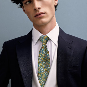 Gravata Framboesa Floral de Vítima-Era