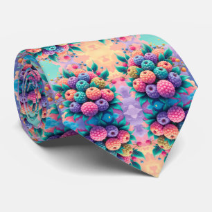 Gravata Framboesas coloridas para o Dia de os pais