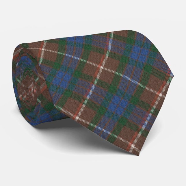 Gravata Fraser Hunting Antiga Original Scottish Tartan (Rolled)