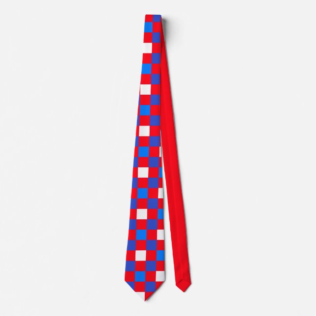 Gravata Freedom Blocks – Independence Day Necktie (Frente)