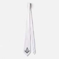 Freemason Necktie - Tie Branca Moderna